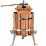 Vigo 12 litre Stainless Steel/Wood Press
